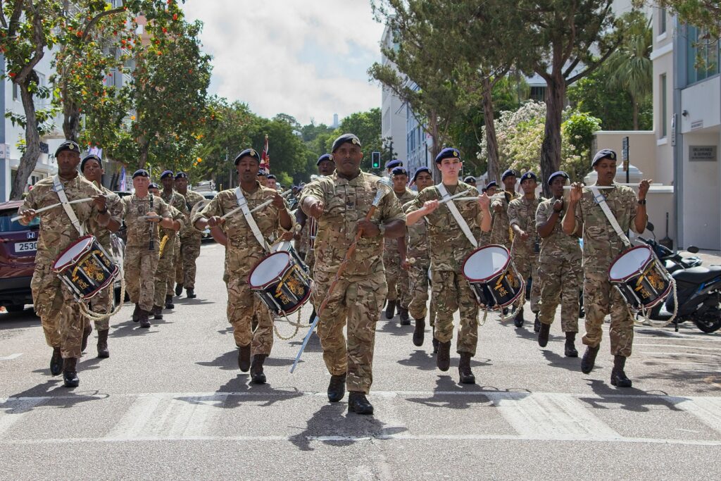 Royal Bermuda Regiment Armed Forced Day Parade.