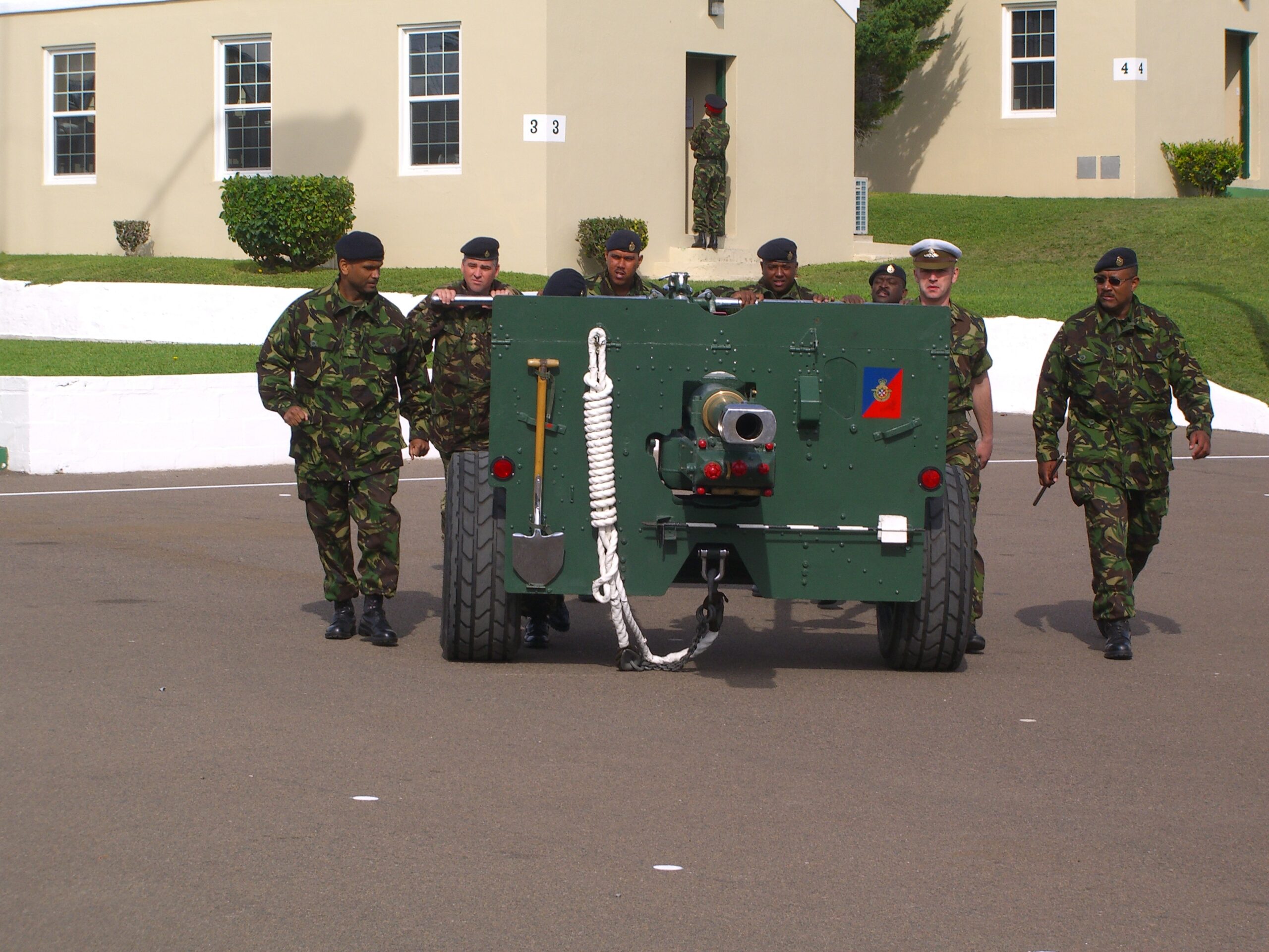 OIC Practice Saluting Gun Course Jan 2008 4